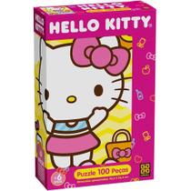 Quebra cabeca hello kitty 100 pecas grow