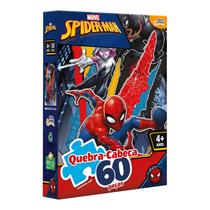 Quebra-Cabeça Homem-Aranha Marvel 60 Peças Montessori Desafio De Montar Quebra-Cabeça Homem-Aranha Marvel 60 Peças Montessori Desafio De Montar