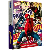Quebra Cabeça Homem Aranha Spider Man 500 Peças Toyster