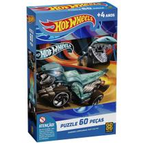 Quebra-Cabeça Hot Wheels - 60 Peças - Grow