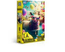 Quebra Cabeça IA Festa Rural 500 Peças Nano Toyster Quebra Cabeça IA Festa Rural 500 Peças Nano Toyster