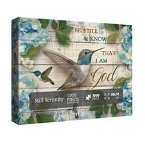 Quebra-cabeça IdeaBazar Christian Flower Hummingbird 1000 unidades