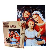 Quebra-Cabeça Idosos Sagrada Familia 24 Peças Grandes