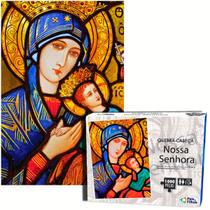 Quebra-Cabeça Imagem de Nossa Senhora e menino Jesus 1000Pç
