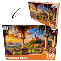 Quebra Cabeça Infantil 160 Peças Terraço Real Quebra Cabeça Infantil 160 Peças Terraço Real