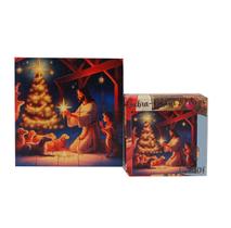 Quebra-cabeça infantil 20 peças em MDF Jesus nosso Natal