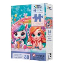 Quebra Cabeça Infantil +4 Anos Reino Encantado 80 Peças Unicórnio Sera Pais e Filhos - Pais & Filhos Quebra Cabeça Infantil +4 Anos Reino Encantado 80 Peças Unicórnio Sera Pais e Filhos - Pais & Filhos