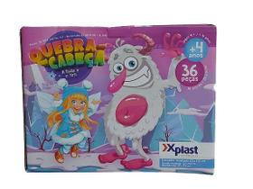 Quebra-Cabeça Infantil A Fada e o Yeti com 36 Peças