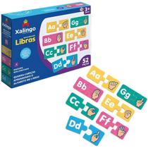 Quebra Cabeça Infantil Aprendendo Alfabeto Letras em Libras