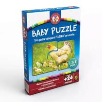 Quebra Cabeça Infantil Baby Puzzle Fazenda Campo Grow 01691