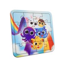 Quebra Cabeça Infantil Brinquedo Educativo 16 Peças Varios Modelos Mdf Madeira Adesivado