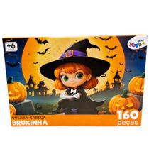 Quebra Cabeça Infantil Bruxinha 160 Peças - 6379 - MINI TOYS Quebra Cabeça Infantil Bruxinha 160 Peças - 6379 - MINI TOYS