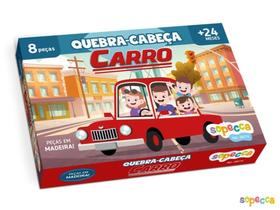 Quebra Cabeça Infantil Carrinho 8 Peças em Madeira - Sopecca