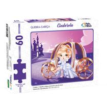 Quebra-Cabeça Infantil Cinderela 60 peças - Pais & Filhos Quebra-Cabeça Infantil Cinderela 60 peças - Pais & Filhos