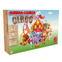 Quebra Cabeça Infantil Circo Novo Puzzle Grande Madeira MDF - Gala