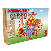 Quebra Cabeça Infantil Circo Novo Puzzle Grande Madeira MDF