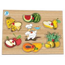 Quebra-Cabeça Infantil com Pinos - Salada de Frutas