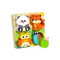 Quebra-Cabeça Infantil de Madeira 4 em 1 - Para o Seu Bebê Quebra-Cabeça Infantil de Madeira 4 em 1 - Para o Seu Bebê