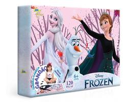 Quebra Cabeça Infantil Disney Frozen 120 Peças Grandes