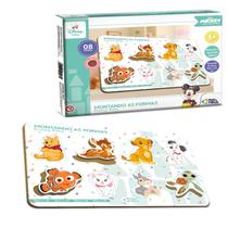 Quebra Cabeça Infantil Disney Nemo Rei Leão Bambi Madeira
