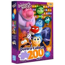 Quebra Cabeça Infantil Divertidamente 200Pcs Quebra Cabeça Infantil Divertidamente 200Pcs