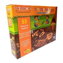 Quebra-cabeça Infantil Educativo 3D Tiranossauro Brinquedo Educativo Madeira - Bate Bumbo - 5 anos