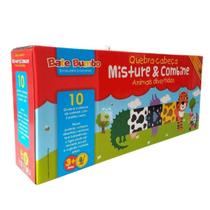Quebra Cabeça Infantil Educativo Misture & Combine Animais Quebra Cabeça Infantil Educativo Misture & Combine Animais
