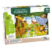 Quebra-Cabeça Infantil Floresta Madeira 30 pcs