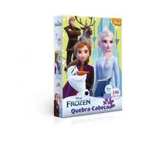 Quebra Cabeça Infantil Frozen 100 Peças Toyster