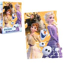 Quebra Cabeça Infantil Frozen 200 Peças