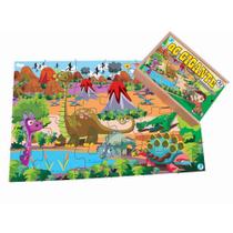 Quebra-Cabeça Infantil Gigante Dinossauros - 12 peças