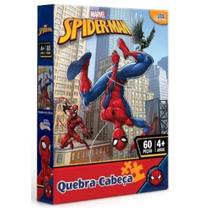 Quebra Cabeça Infantil Homem Aranha 60 Peças Toyster