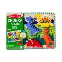 Quebra Cabeça Infantil Madeira Dinossauros - Melissa & Doug Quebra Cabeça Infantil Madeira Dinossauros - Melissa & Doug