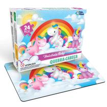 Quebra Cabeça Infantil Menina De Unicórnio Baby Com 24 Peças Quebra Cabeça Infantil Menina De Unicórnio Baby Com 24 Peças