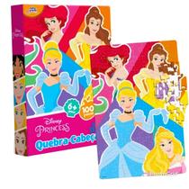 Quebra Cabeça Infantil Menina Princesas da Disney 100 Peças