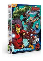 Quebra Cabeça Infantil Menino Vingadores 200 Peças Didático Quebra Cabeça Infantil Menino Vingadores 200 Peças Didático