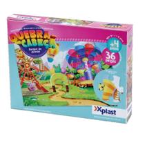 Quebra-Cabeça Infantil Parque de Diversões com 36 Peças