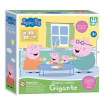 Quebra Cabeça Infantil Peppa Pig Madeira Gigante 0528 - Nig