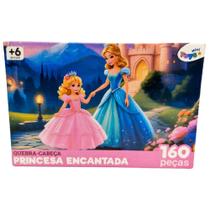 Quebra Cabeça Infantil Princesa Encantada 160 Peças - 6373 - MINI TOYS Quebra Cabeça Infantil Princesa Encantada 160 Peças - 6373 - MINI TOYS
