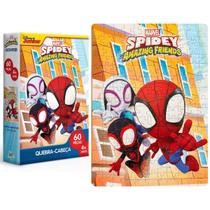 Quebra-cabeça Infantil Puzzle Os Vingadores Homem Aranha 60 Peças - Toyster