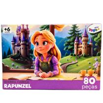 Quebra Cabeça Infantil Rapunzel 80 Peças - 6389 - MINI TOYS Quebra Cabeça Infantil Rapunzel 80 Peças - 6389 - MINI TOYS