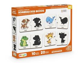 Quebra Cabeça Infantil Sombra dos Bichos MDF Quebra Cabeça Infantil Sombra dos Bichos MDF