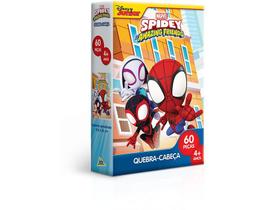 Quebra Cabeça Infantil Spidey 60 Peças Toyster