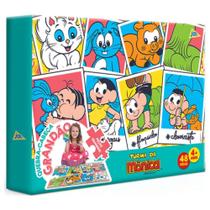 Quebra-Cabeça Infantil Turma da Mônica 48 Peças Grandão - Toyster Brinquedos Quebra-Cabeça Infantil Turma da Mônica 48 Peças Grandão - Toyster Brinquedos