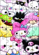 Quebra-Cabeça Infantil Turma Hello Kity 36 Peças MDF 18x26