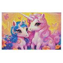Quebra Cabeça Infantil Unicórnio 80 Peças Educativo Quebra Cabeça Infantil Unicórnio 80 Peças Educativo