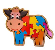 Quebra-Cabeça Infantil Vaquinha