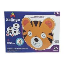 Quebra-cabeça Infatil Encaixe Expressões Brinquedo Educativo Inclusivo TDAH Madeira - Xalingo - 3 an Quebra-cabeça Infatil Encaixe Expressões Brinquedo Educativo Inclusivo TDAH Madeira - Xalingo - 3 an