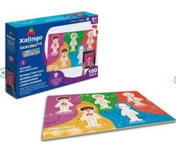 Quebra-cabeça interactive play conhecendo o corpo humano xalingo