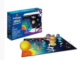 Quebra-cabeça interactive play conhecendo os planetas xalingo brinquedos Quebra-cabeça interactive play conhecendo os planetas xalingo brinquedos